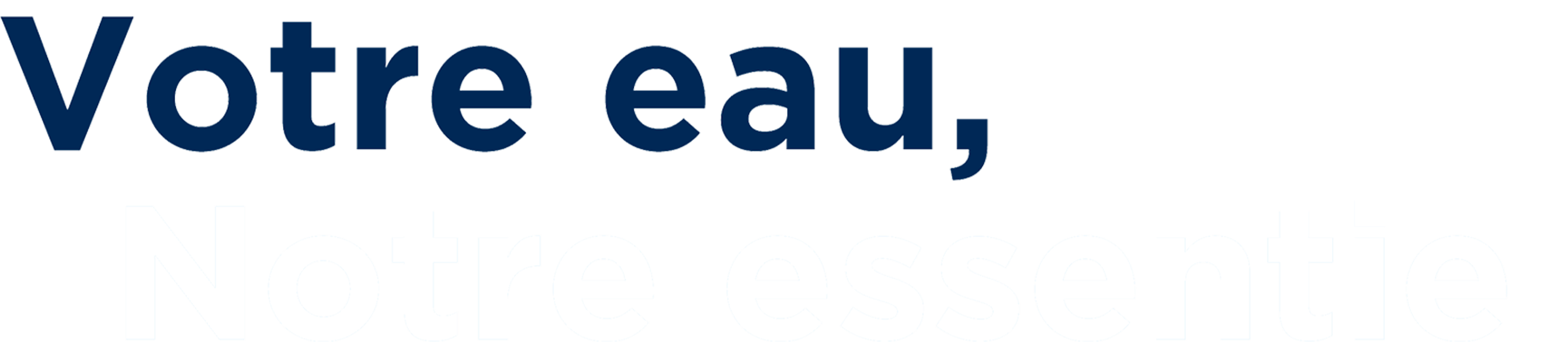 Votre eau, notre essentiel